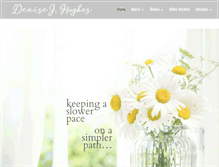 Tablet Screenshot of denisejhughes.com